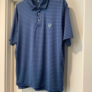 Ralph Lauren X, Medium, blue w/green stripe